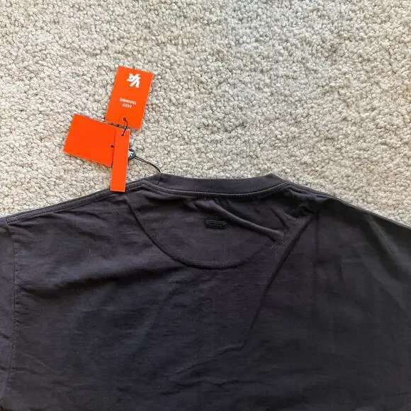 Men's YoungLA 4125 - Heritage Tee(Sold Out) NWT, XL 100% Cot, Charcoal - Picture 4 of 5